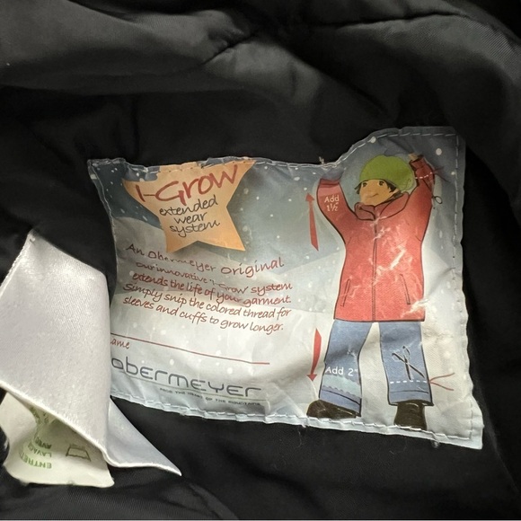 Obermeyer Boys Kids Unisex Ski Snow Bibs Pants Size 2-3T Black I-Grow Zip 25610, - Picture 8 of 16